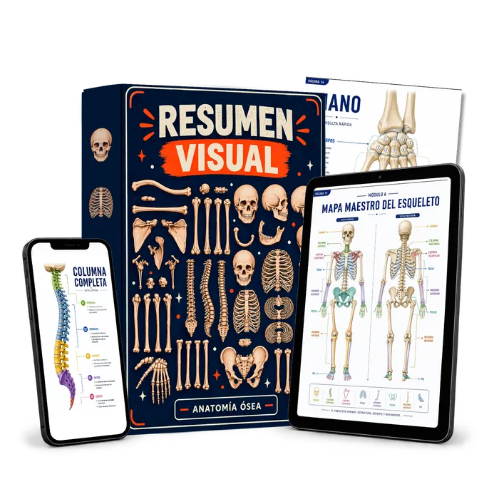 Resumen Visual de Anatomía Ósea